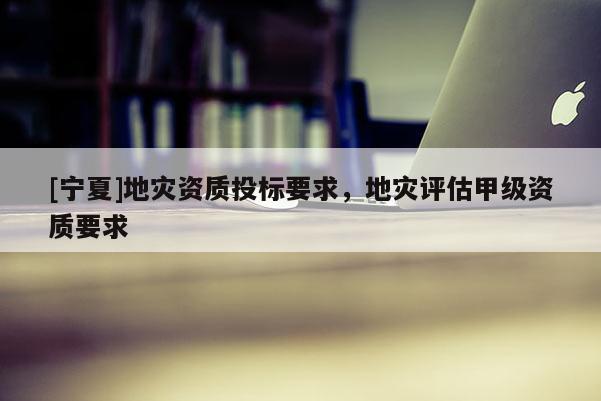 [寧夏]地災(zāi)資質(zhì)投標(biāo)要求，地災(zāi)評估甲級資質(zhì)要求