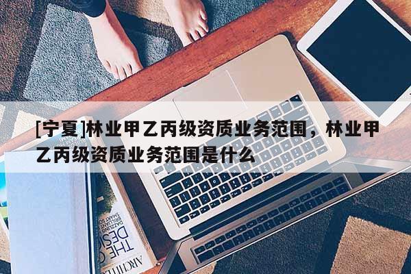 [寧夏]林業(yè)甲乙丙級(jí)資質(zhì)業(yè)務(wù)范圍，林業(yè)甲乙丙級(jí)資質(zhì)業(yè)務(wù)范圍是什么