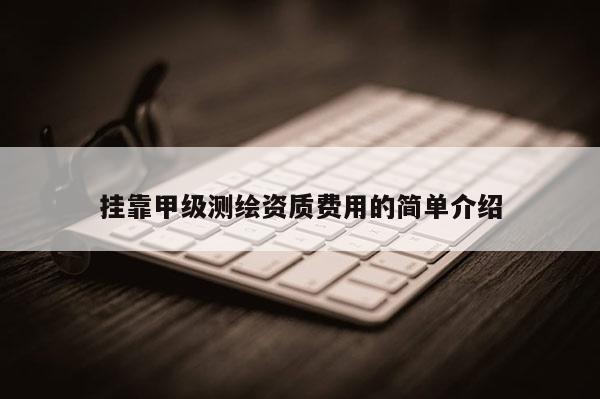 掛靠甲級測繪資質(zhì)費用的簡單介紹