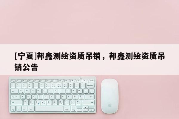 [寧夏]邦鑫測(cè)繪資質(zhì)吊銷，邦鑫測(cè)繪資質(zhì)吊銷公告