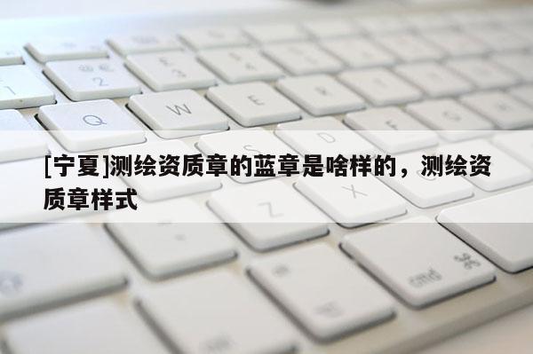 [寧夏]測繪資質(zhì)章的藍章是啥樣的，測繪資質(zhì)章樣式