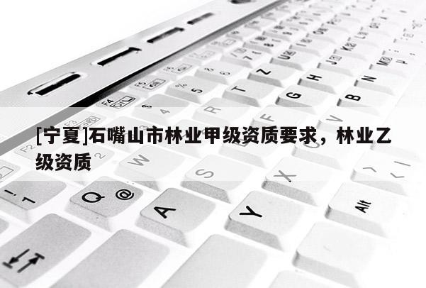 [寧夏]石嘴山市林業(yè)甲級(jí)資質(zhì)要求，林業(yè)乙級(jí)資質(zhì)